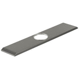 Delta Faucet - PivotalE 8 Inch Escutcheon, Gasket Studs and Mounting Hardware - Black Stainless
