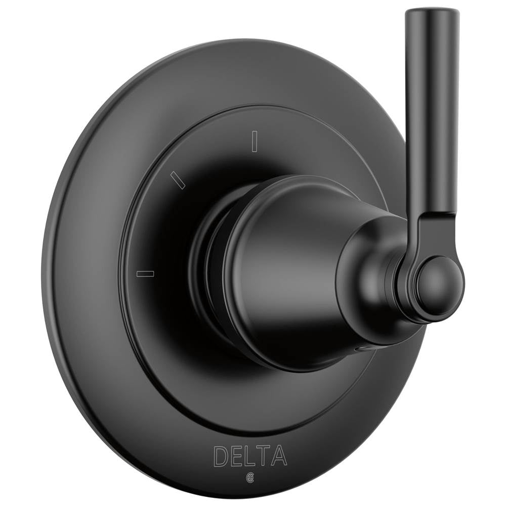Delta Faucet - SaylorE 3-Setting 2-Port Diverter Trim - Matte Black