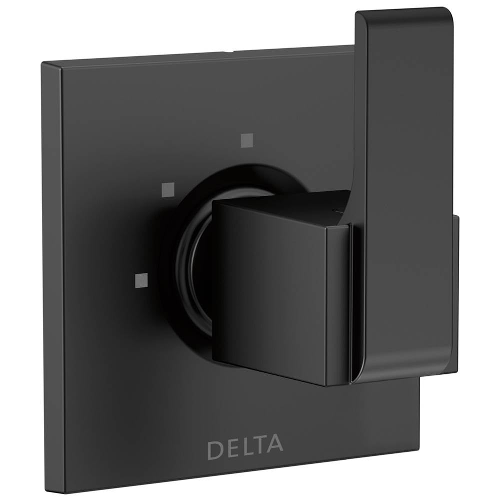 Delta Faucet - Ara 3-Setting 2-Port Diverter Trim - Matte Black