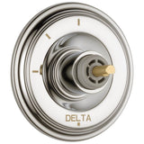 Delta Faucet - CassidyE 3-Setting 2-Port Diverter Trim - Less Handle - Polished Nickel