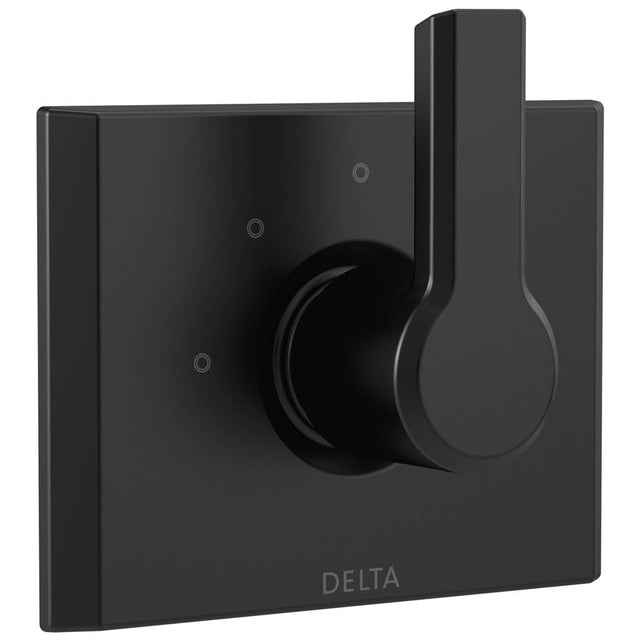 Delta Faucet - PivotalE 3-Setting 2-Port Diverter Trim - Matte Black