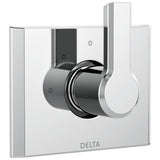 Delta Faucet - PivotalE 3-Setting 2-Port Diverter Trim - LumicoatÂ® Chrome