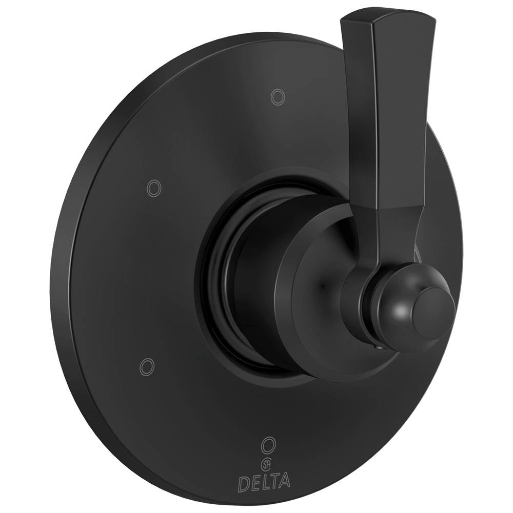 Delta Faucet - DorvalE 6 Setting Diverter Trim - Matte Black