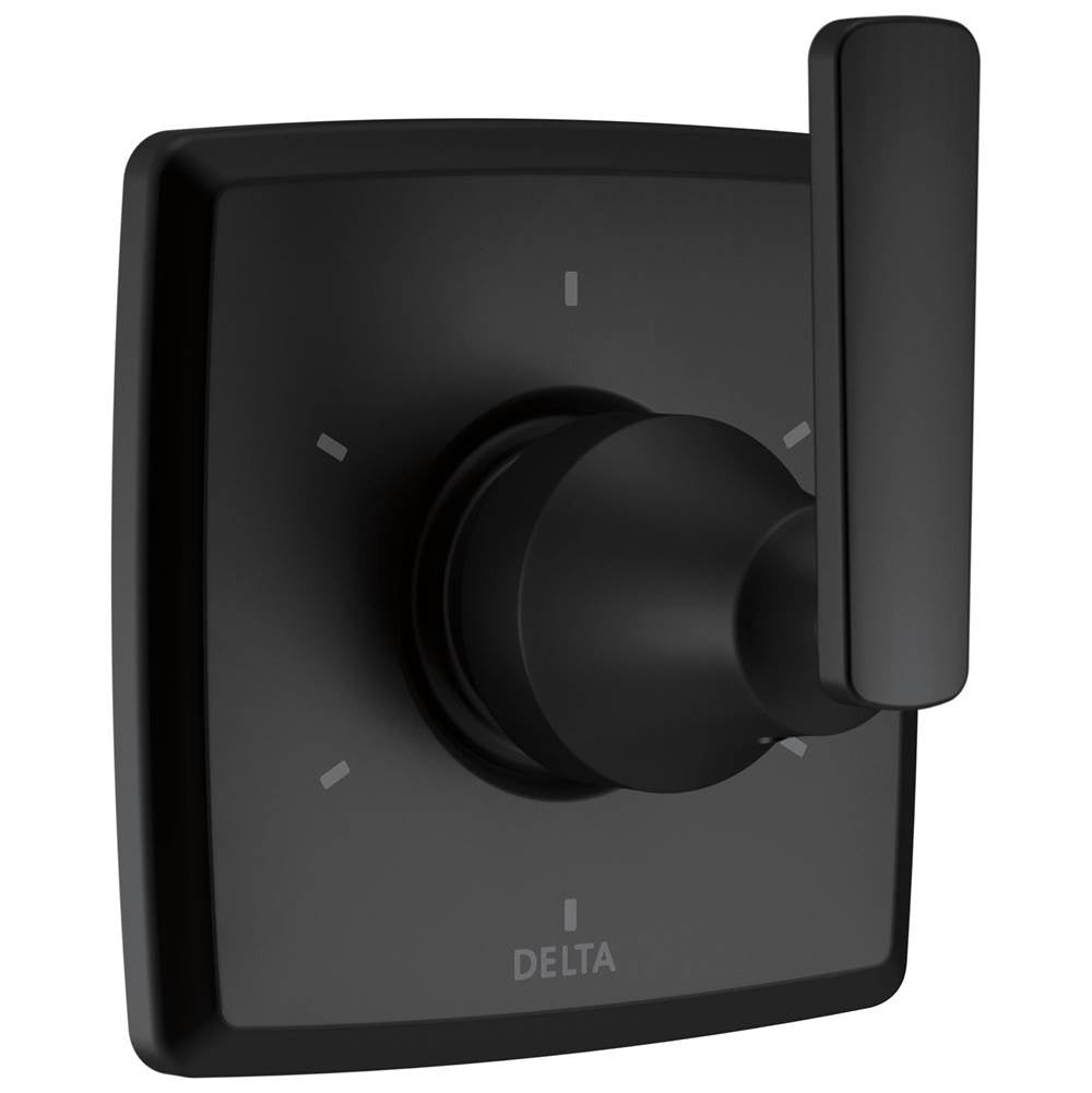 Delta Faucet - Ashlyn 6-Setting 3-Port Diverter Trim - Matte Black