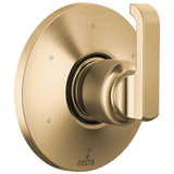 Delta Faucet - TetraE 6-Setting Diverter Trim - LumicoatÂ® Champagne Bronze