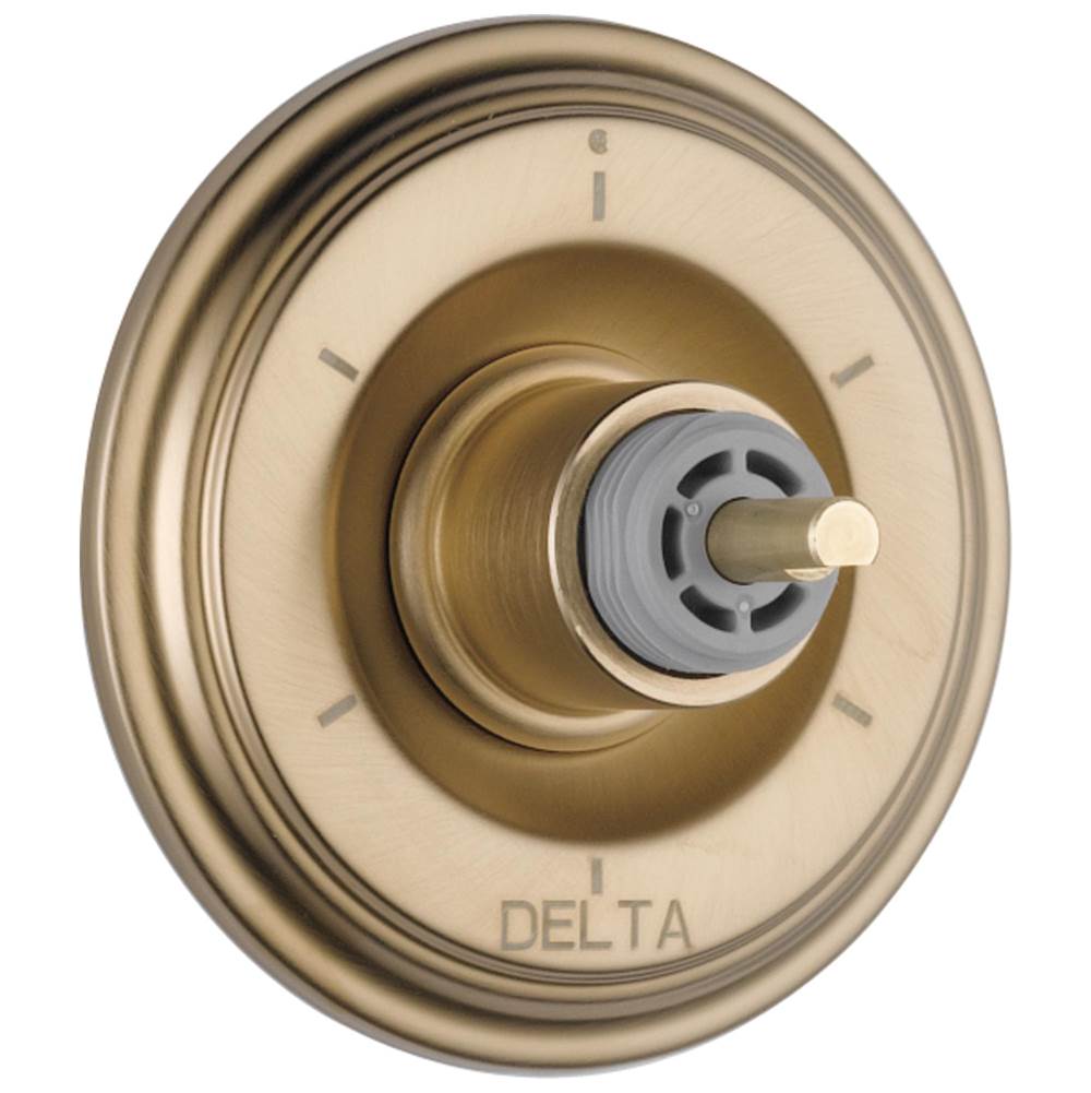 Delta Faucet - CassidyE 6-Setting 3-Port Diverter Trim - Less Handle - Champagne Bronze