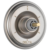 Delta Faucet - CassidyE 6-Setting 3-Port Diverter Trim - Less Handle - Stainless