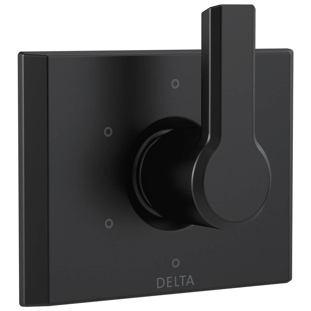 Delta Faucet - PivotalE 6-Setting 3-Port Diverter Trim - Matte Black