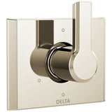 Delta Faucet - PivotalE 6-Setting 3-Port Diverter Trim - LumicoatÂ® Polished Nickel