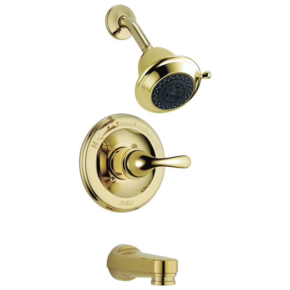 Delta Faucet - Classic Monitor 13 Series Tub & Shower Trim - Polished Brass