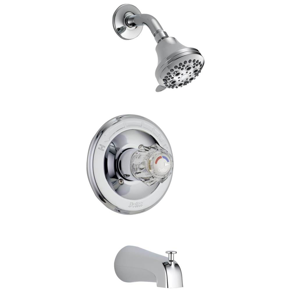 Delta Faucet - Classic Monitor 13 Series Tub and Shower Trim - Chrome