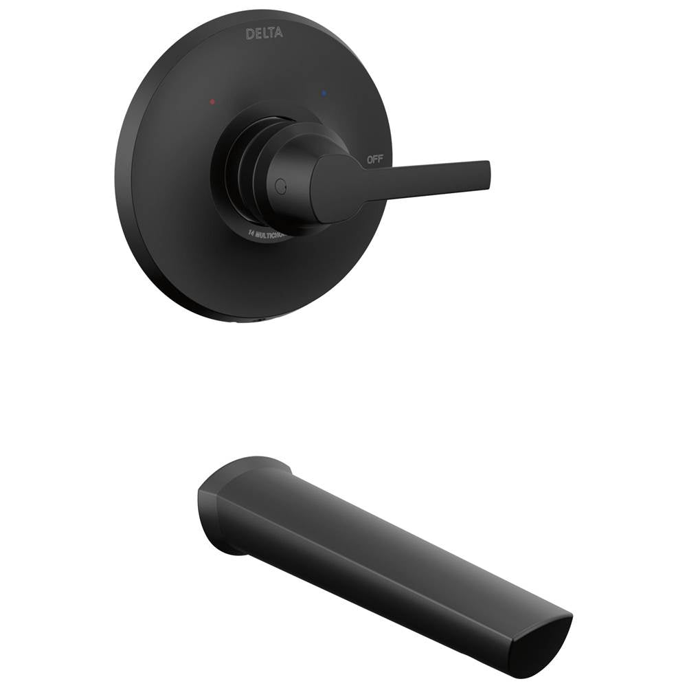 Delta Faucet - GaleonE 14 Series Tub Trim - Matte Black