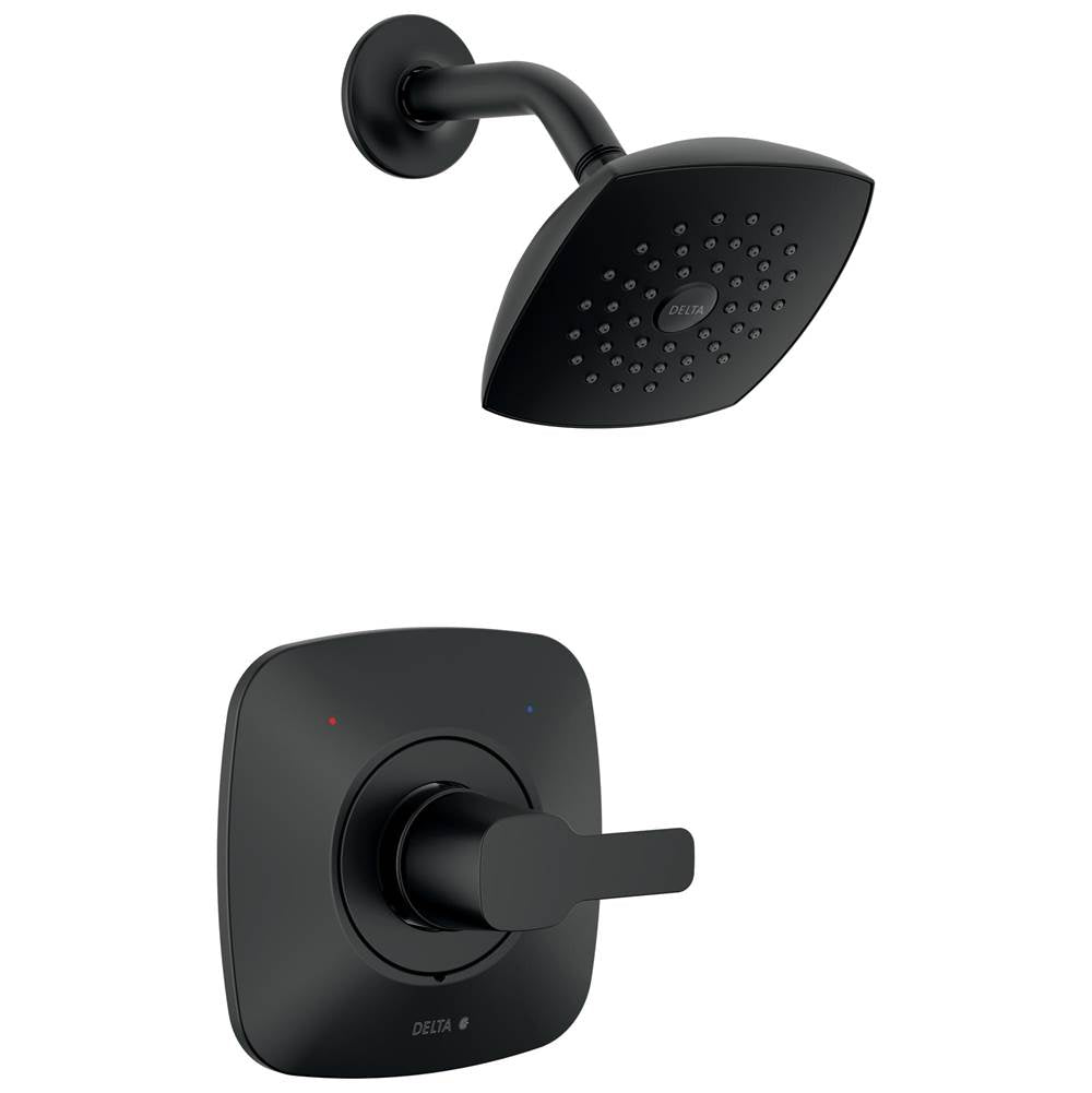 Delta Faucet - ModernE Monitor 14 Series Shower Trim - Matte Black
