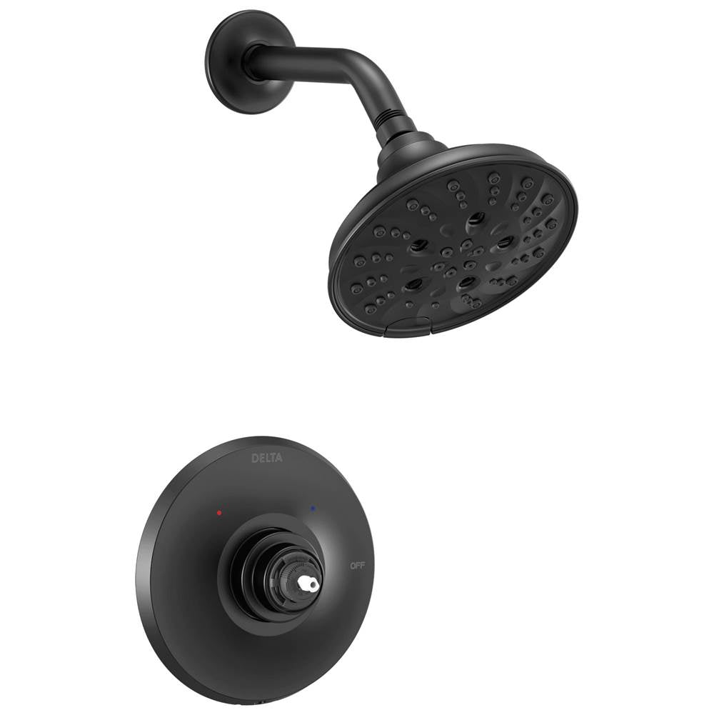 Delta Faucet - DorvalE Monitor 14 Series Shower Trim - Less Handle - Matte Black