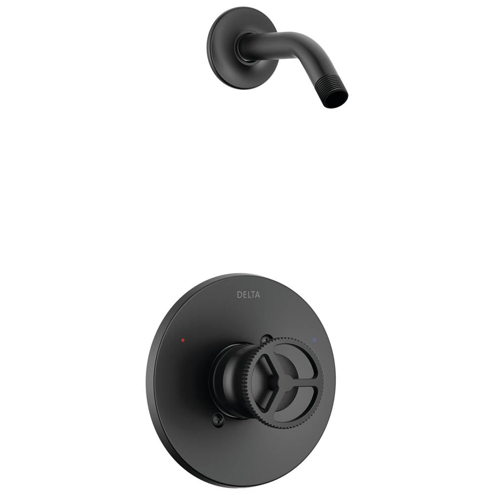 Delta Faucet - Trinsic Shower Trim 1L Less Shower Head - Matte Black