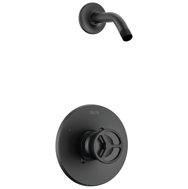 Delta Faucet - Trinsic Shower Trim 1L Less Shower Head - Matte Black