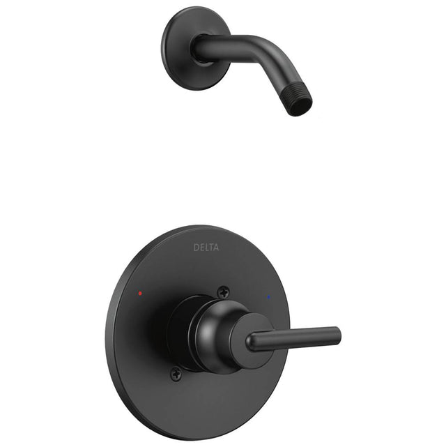Delta Faucet - Trinsic Monitor 14 Series Shower Trim - Less Head - Matte Black