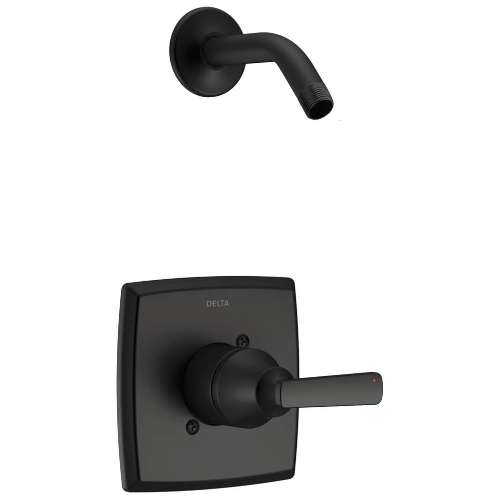 Delta Faucet - Ashlyn Monitor 14 Series Shower Trim - Less Head - Matte Black