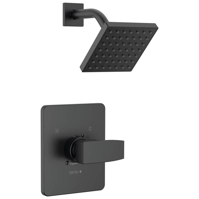 Delta Faucet - ModernE Monitor 14 Series Shower Trim - Matte Black