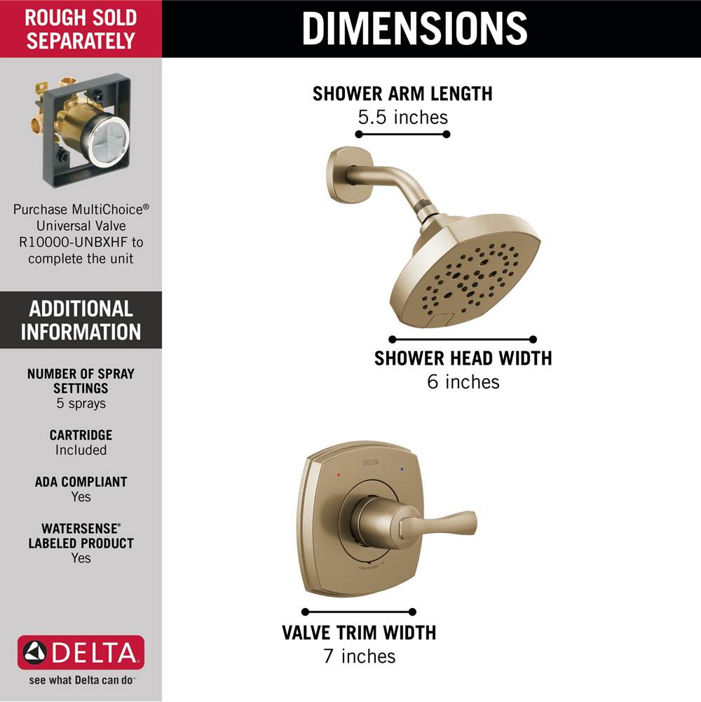 Stryke 14 Series Shower Only