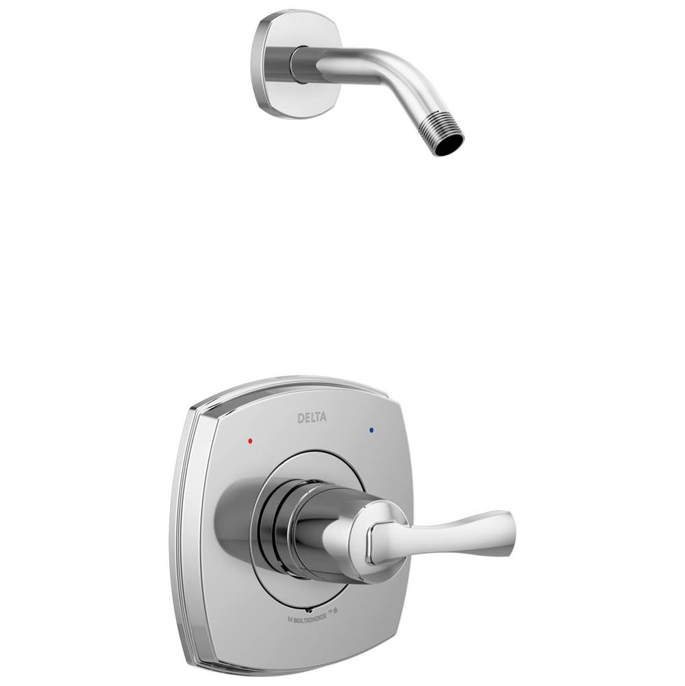 Delta Faucet - Stryke 14 Series Shower Only Less Head - Lumicoat Chrome