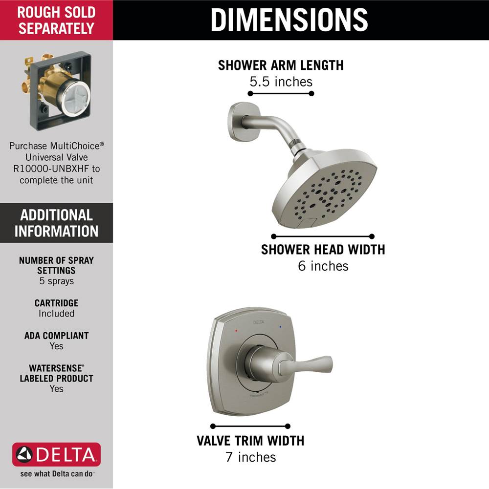 Stryke 14 Series Shower Only