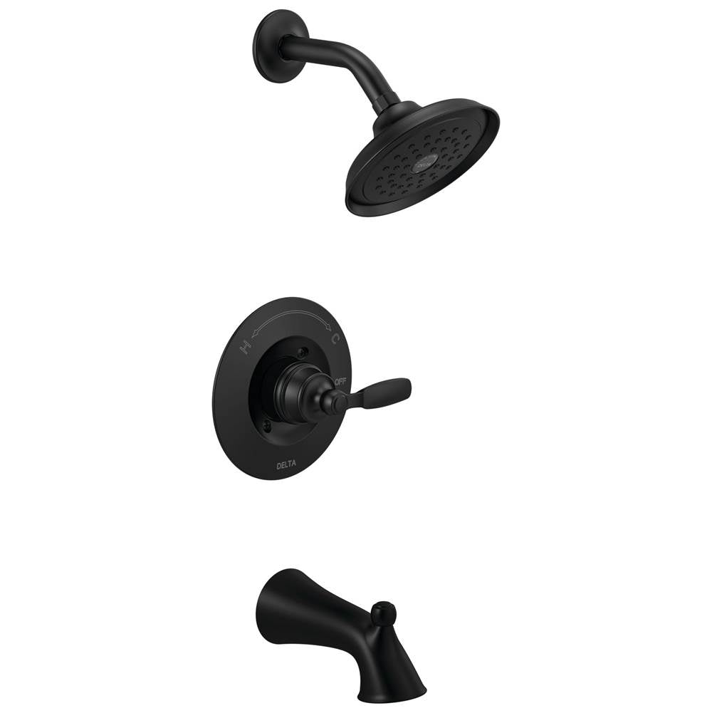 Delta Faucet - WoodhurstE Tub & Shower Trim - Matte Black