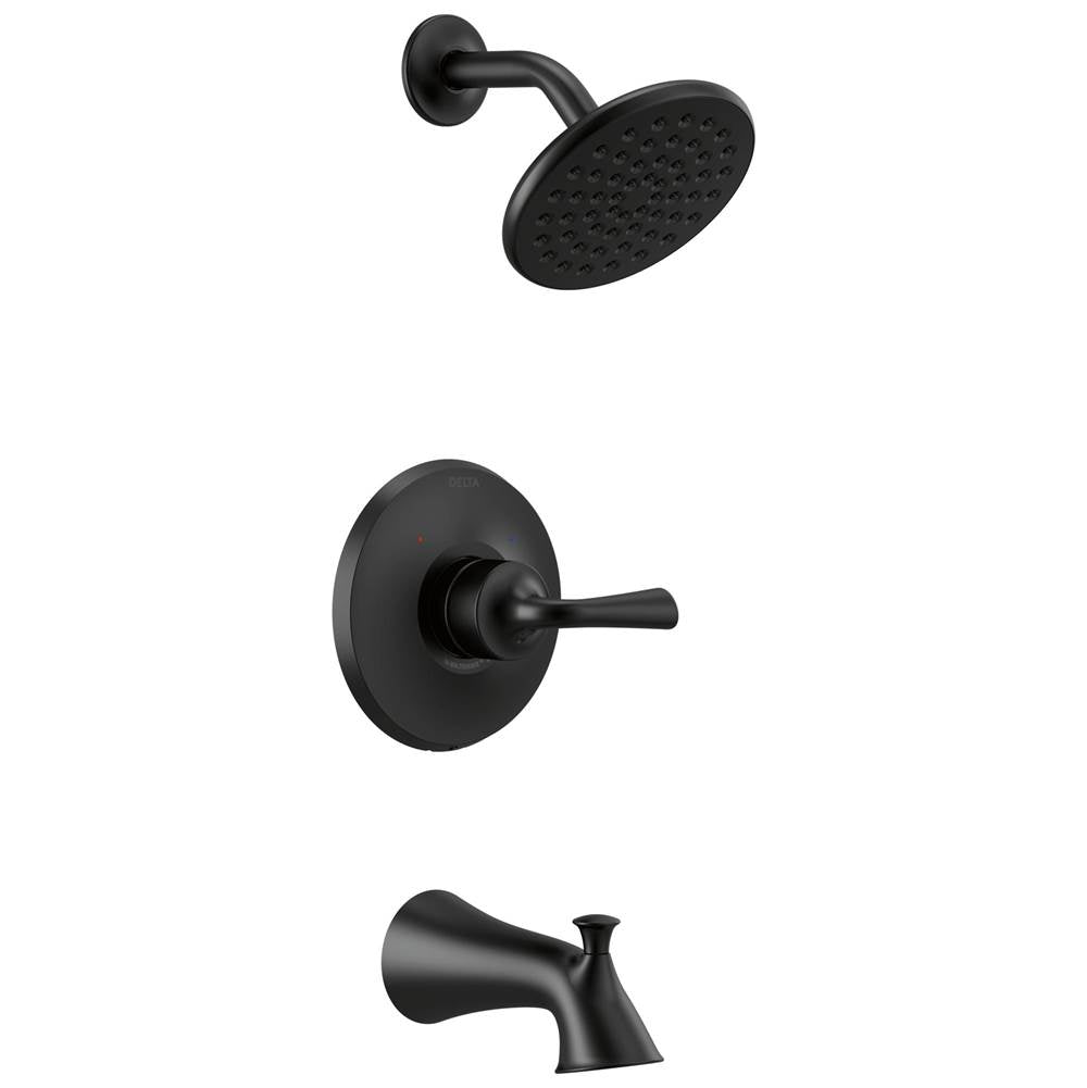 Delta Faucet - KayraE Monitor 14 Series Tub & Shower Trim - Matte Black
