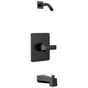 Delta Faucet - VelumE Monitor 14 Series Tub & Shower - Less Head - Matte Black