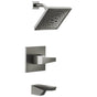 Delta Faucet - TrillianE 14 Series H2Okinetic Tub Shower Trim - LumicoatÂ® Black Stainless