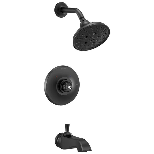 Delta Faucet - DorvalE Monitor 14 Series Shower Trim - Less Handle - Matte Black
