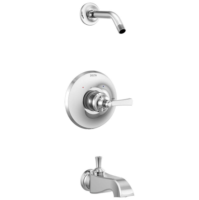 Delta Faucet - DorvalE Monitor 14 Series Tub & Shower Trim - Less Head - Chrome