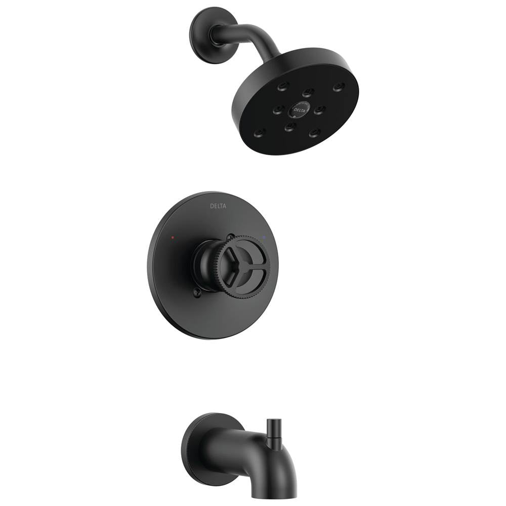 Delta Faucet - Trinsic H2O Tub Shower Trim - Matte Black