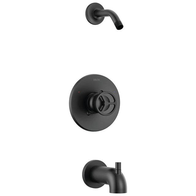 Delta Faucet - Trinsic Tub Shower Trim Less Shower Head - Matte Black