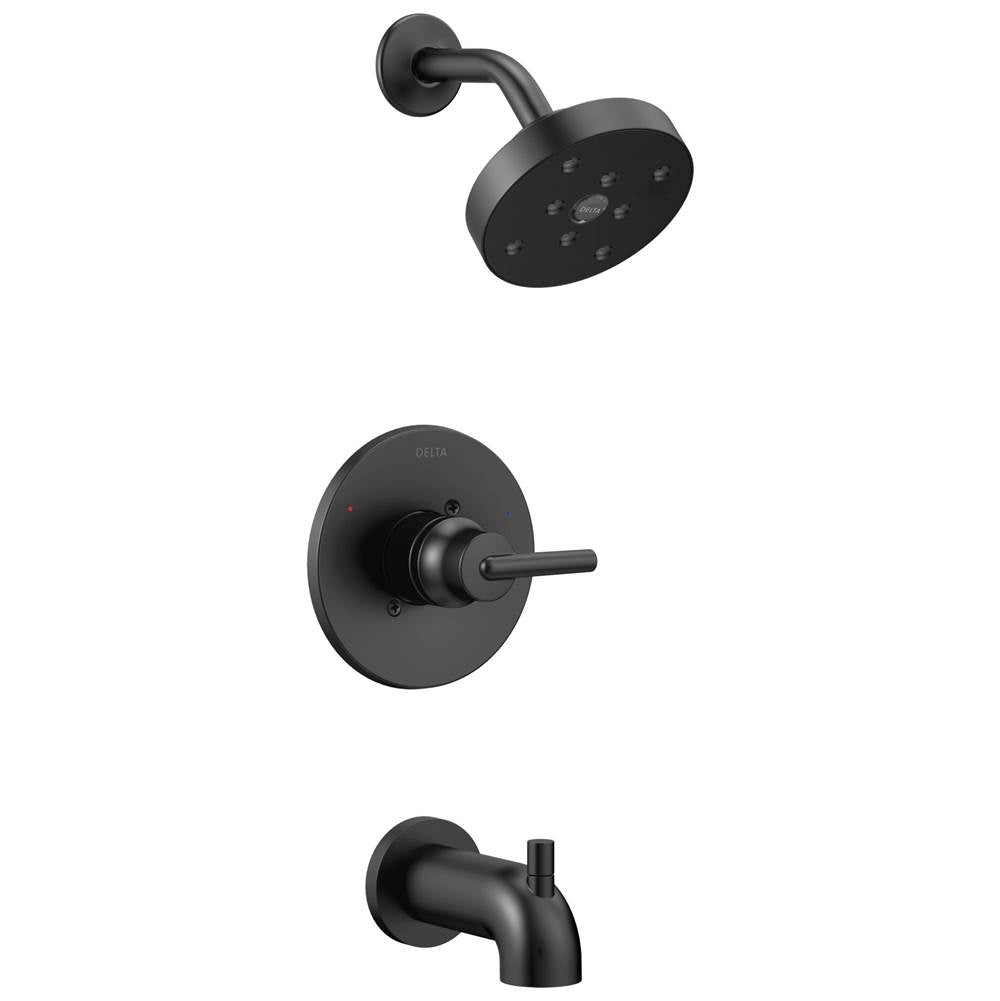 Delta Faucet - Trinsic Monitor 14 Series Tub & Shower Trim - Matte Black