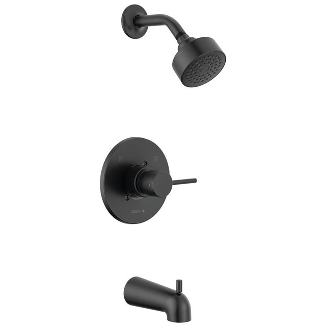 Delta Faucet - ModernE Monitor 14 Series Tub & Shower Trim - Matte Black