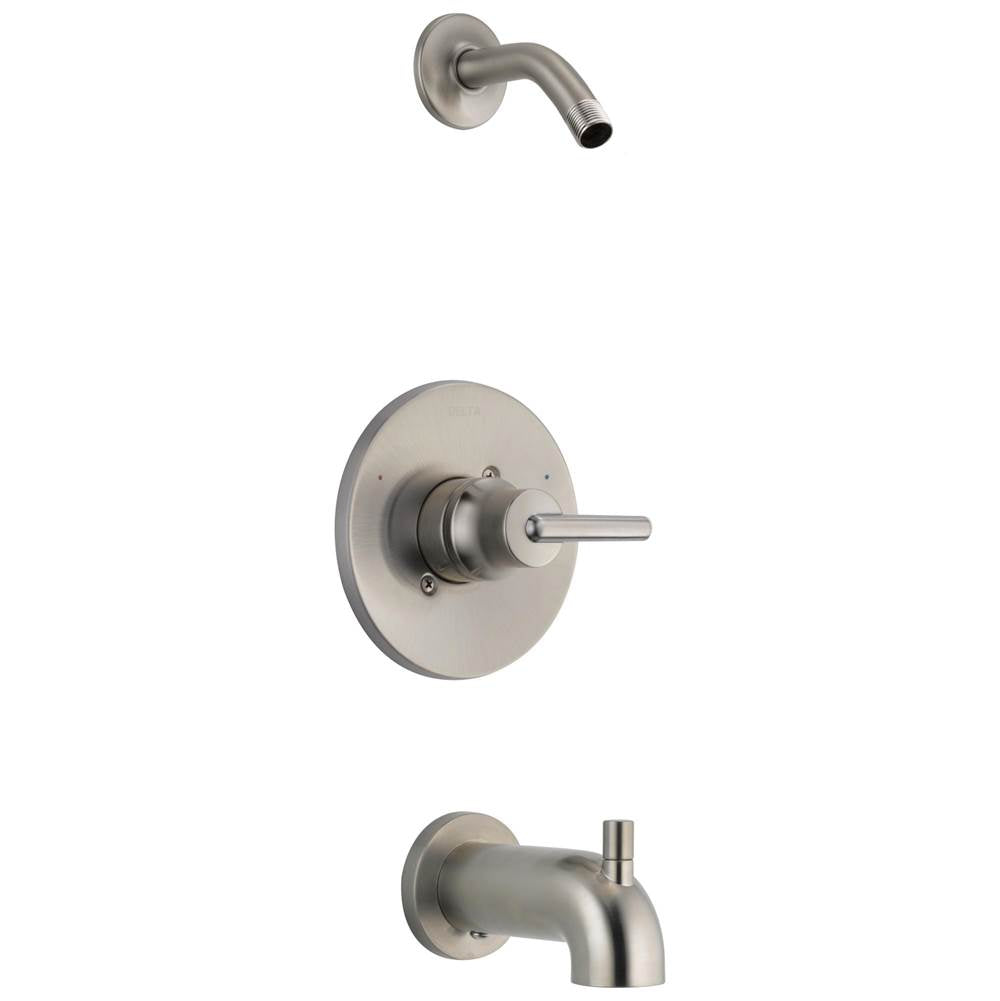 Delta Faucet - Trinsic Monitor 14 Series Tub & Shower Trim - Less Head - Stainless