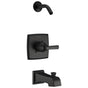 Delta Faucet - Ashlyn Monitor 14 Series Tub and Shower Trim - Less Head - Matte Black
