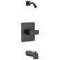 Delta Faucet - ModernE Monitor 14 Series Tub & Shower Trim - Less Head - Matte Black