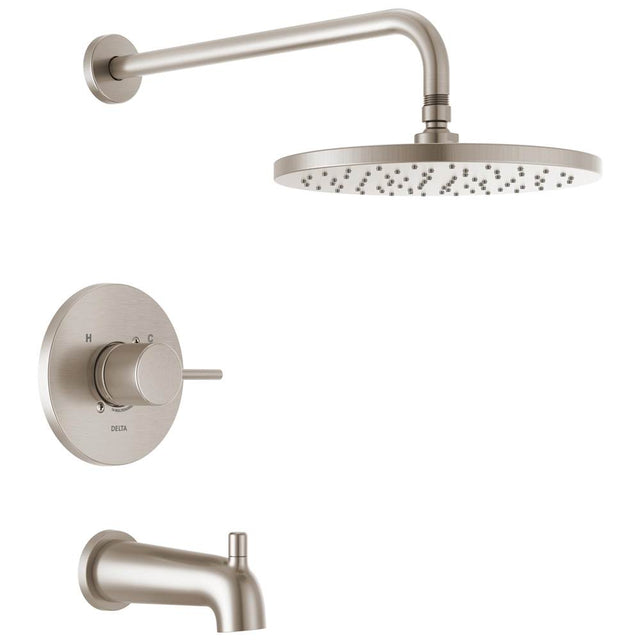 Delta Faucet - ModernE Monitor 14 Series Tub & Shower Trim - Spotshield Brushed Nickel