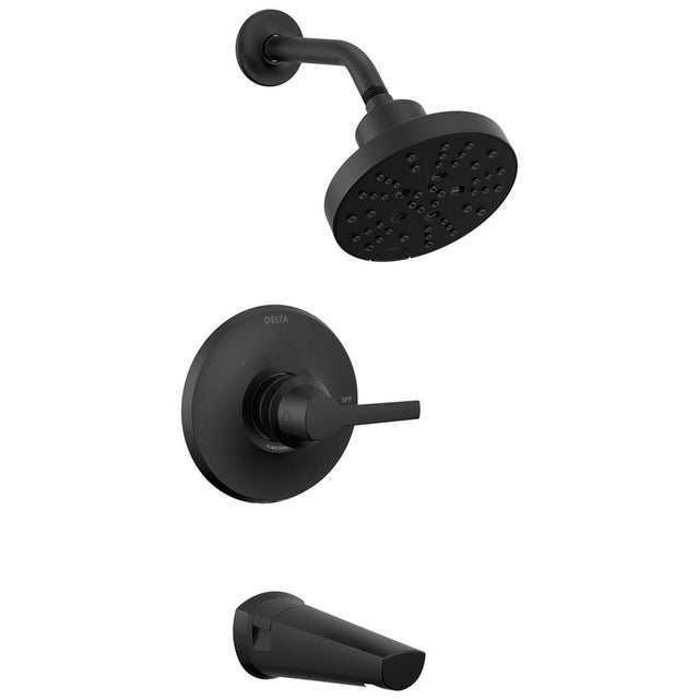 Delta Faucet - GaleonE 14S Tub Shower Trim with H2OKinetic - Matte Black