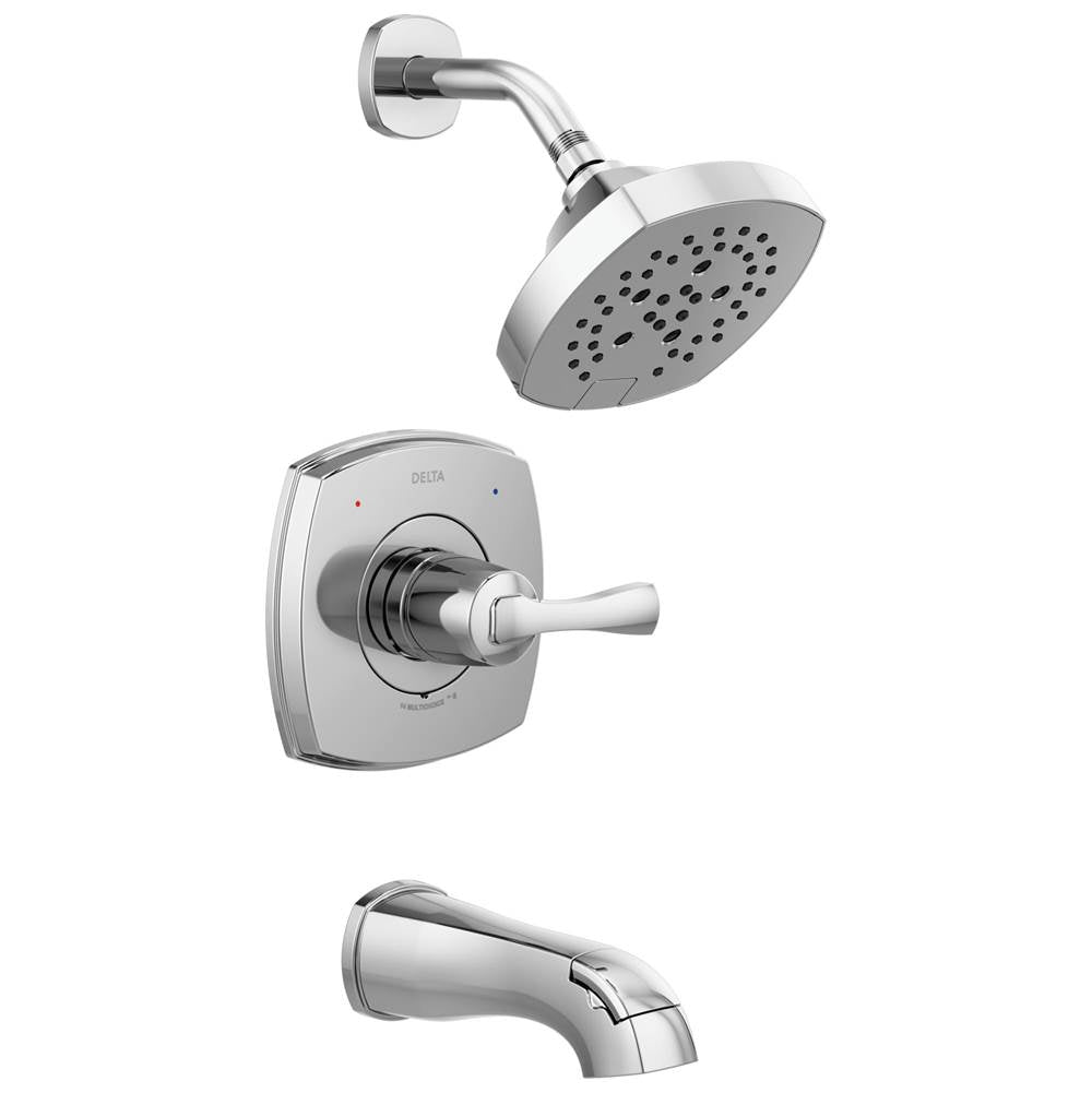 Delta Faucet - Stryke 14 Series Tub and Shower - Lumicoat Chrome