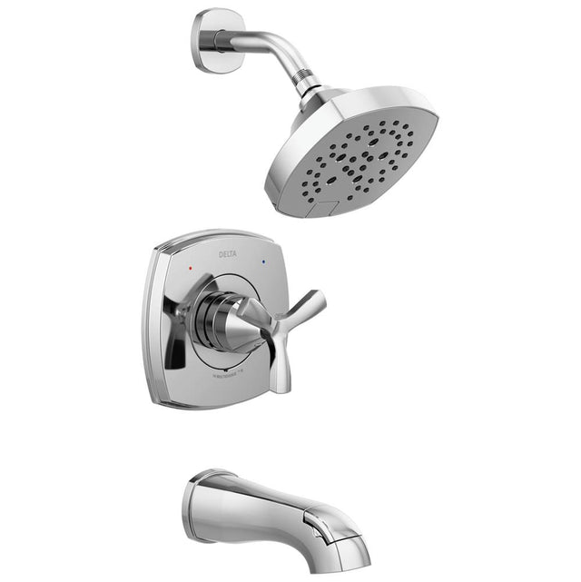 Delta Faucet - Stryke 14 Series Tub and Shower - Lumicoat Chrome