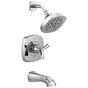 Delta Faucet - Stryke 14 Series Tub and Shower - Lumicoat Chrome