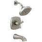 Delta Faucet - Stryke 14 Series Tub and Shower - Lumicoat Stainless