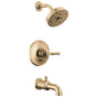 Delta Faucet - BroderickE 14 Series Tub Shower Trim - LumicoatÂ® Champagne Bronze