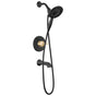 Delta Faucet - AlbionE Monitor 14 Series Tub and Shower Trim Only with In2ition Hand Shower - Matte Black With Champagne Bronze