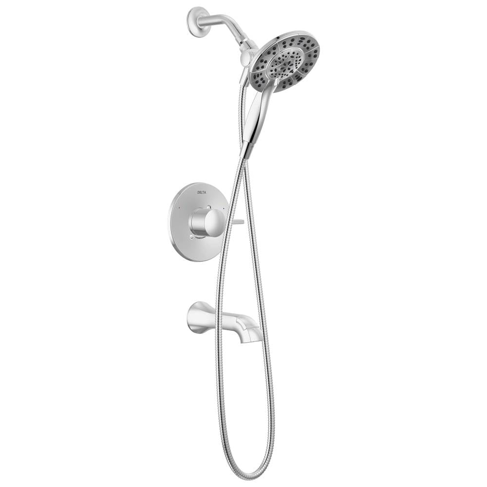 Delta Faucet - AlbionE Monitor 14 Series Tub and Shower Trim Only with In2ition Hand Shower - Chrome