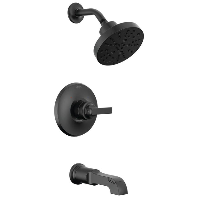 Delta Faucet - TetraE Monitor 14 Series Tub & Shower Trim - Matte Black
