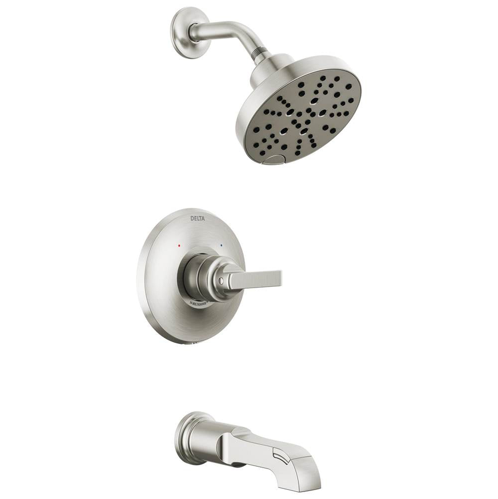 Delta Faucet - TetraE Monitor 14 Series Tub & Shower Trim - LumicoatÂ® Stainless